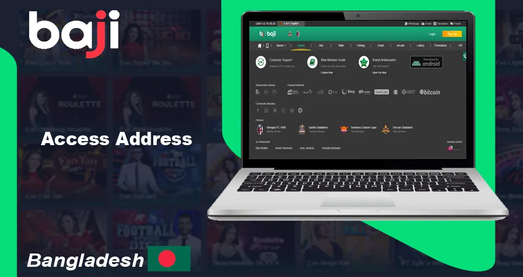 Baji live sign up