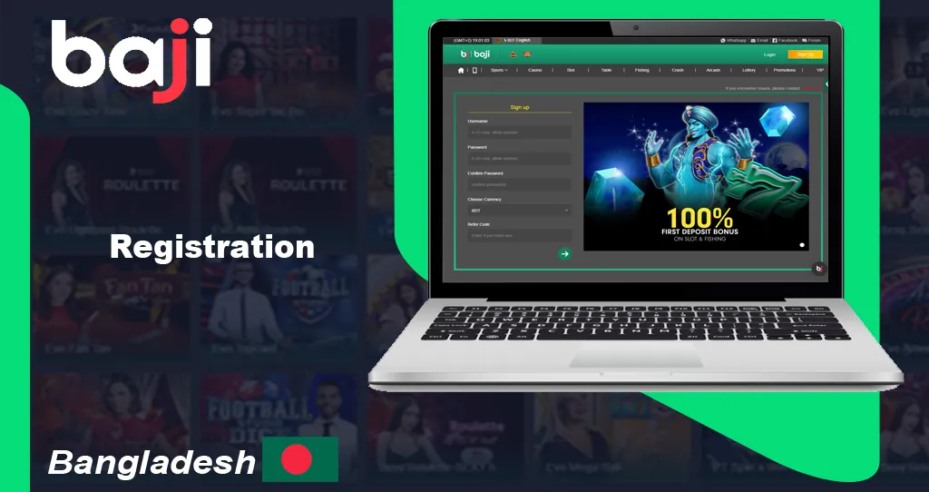 Baji live registration